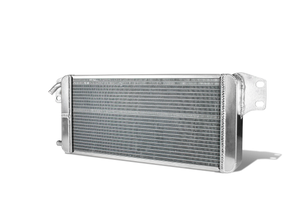 Camaro 2013-18 Heat Exchanger, Intercooler, Fan Included, Dual Pass, Aluminum, Natural